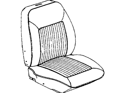 Honda 77200-634-673A Seat Assy., R. FR. *NH1L* (BLACK)