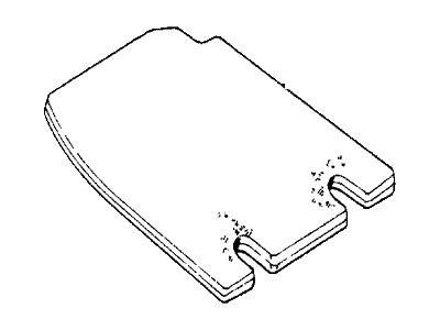 Honda 72845-659-000 Insulator B, FR. Floor