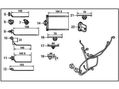 Honda 32752-TVC-A30 Wire Harness, Door (Passenger Side)