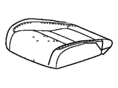 81131-TVA-L01ZB Honda Cover, Right Front Seat Cushion Trim (Platinum Gray) (Leather) Illustration 1 of 1