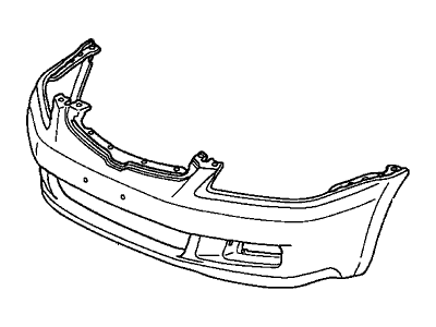 Honda 04711-SDL-A90ZZ Face, Front Bumper (Dot)