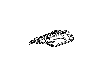Honda 74694-SDB-A00 Plate, L. Muffler Baffle