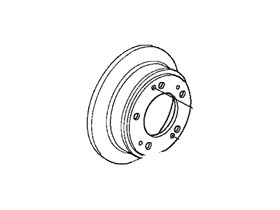 Honda 42510-SDA-A00 Disk, Rear Brake