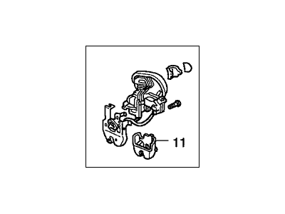 Honda 74851-SDA-K01 Lock, Trunk (Handle+Power+Switch)