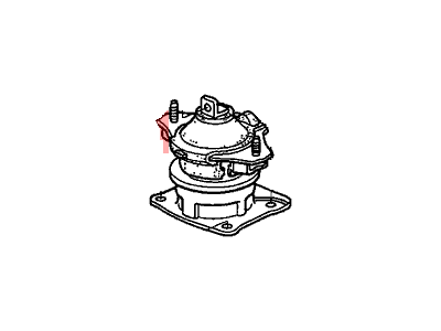 Honda 50830-SDA-E01 Rubber Assy., FR. Engine Mounting (AT)