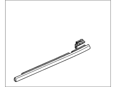 Honda 72910-SDA-A02 Molding Assy., R. RR. Door