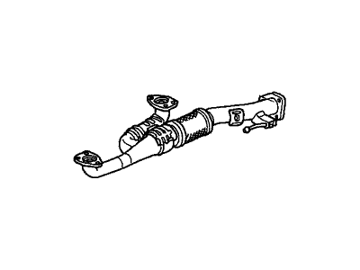 Honda Accord Exhaust Pipe - 18210-SDP-A11