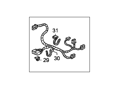 Honda 80650-SDA-A00 Sub-Wire, Air Conditioner