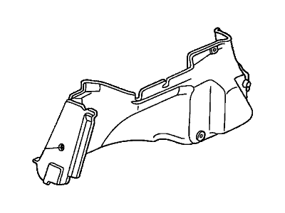 Honda 84651-SDA-A21ZA Garnish, L. Trunk Side *NH85L* (GRAY ELEVEN)