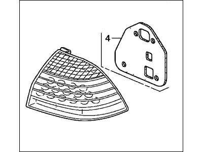 Honda 33551-SDA-A32 Lamp Unit, L.