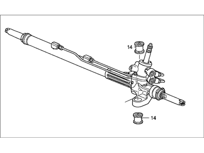 Honda 53601-SDA-A05 Gear Box, Power Steering (Driver Side)