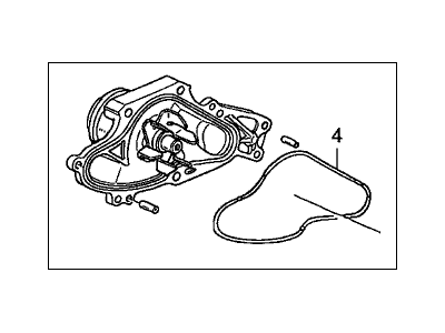 Honda 19200-RCA-A01 Water Pump