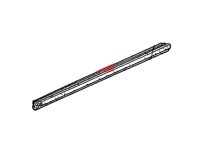 Honda 72875-SDA-A01 Weatherstrip, L. RR. Door (Inner)