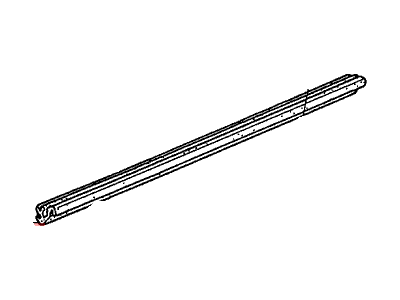 Honda 72375-SDC-A01 Weatherstrip, L. FR. Door (Inner)