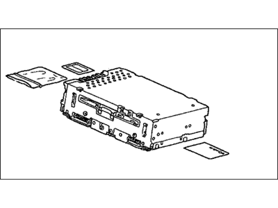 Honda 39175-SDA-L61CP Tuner (AM/FM/6CD)