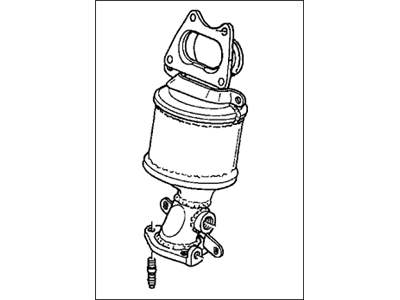 Honda 18290-RCA-L00 Converter, RR. Primary