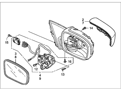 Honda 76250-SDR-C11ZA