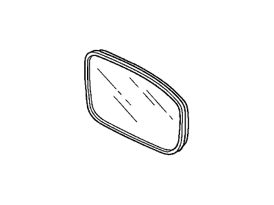 Honda 76203-SDA-A11 Mirror, Passenger Side