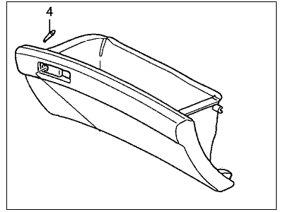 2007 Honda Accord Glove Box - 77500-SDA-A04ZC