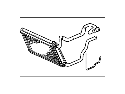 Honda 79115-SDA-A01 Core Sub-Assembly, Heater