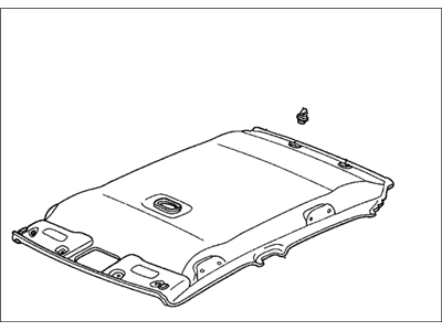 Honda 83200-SDC-A03ZB Lining Assy., Roof *YR239L* (Normal Roof) (KI IVORY)