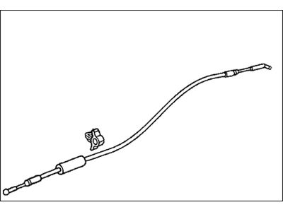 2006 Honda Accord Hybrid Door Latch Cable - 72631-SDC-A02