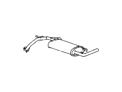 Honda 18307-SB3-674 Muffler, Exhuast