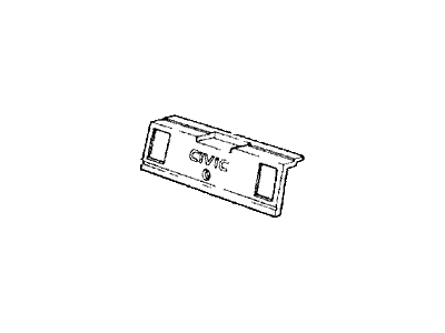 Honda 83200-SB3-950 Garnish, RR. Panel