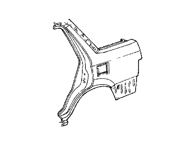 Honda 70431-SB4-300ZZ Gutter, L. RR. Roof Corner