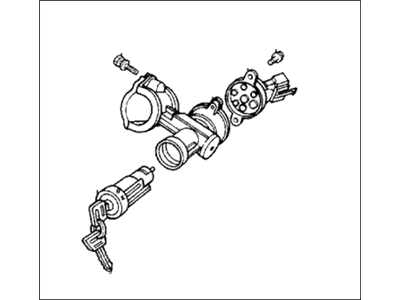 Honda 35100-SB2-672 Lock Assy., Steering