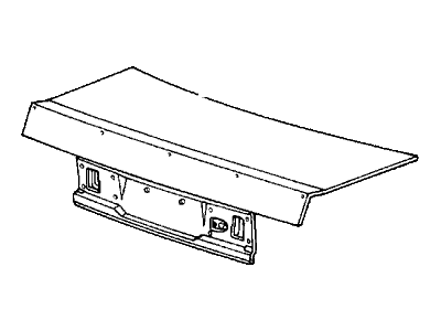 1986 Honda Civic Trunk Lids - 83110-SB4-741ZZ