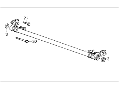 1987 Honda Civic Axle Beam - 42100-SB3-661