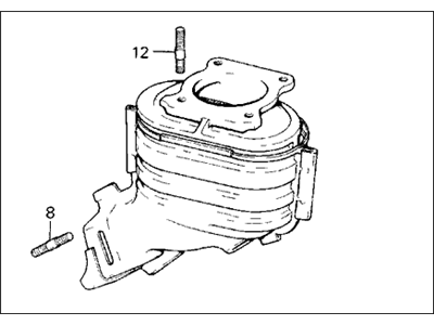 Honda 18150-PE1-697 Converter Assembly