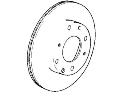 1986 Honda Civic Brake Disc - 45251-SB2-930