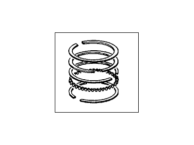 1986 Honda Civic Piston Rings - 13021-PE3-004