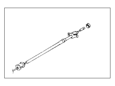 Honda 54315-SB3-981 Wire, Control