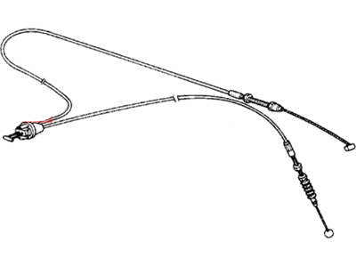 Honda 17910-SB6-711 Wire, Throttle