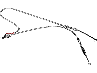 1984 Honda Civic Throttle Cable - 17910-SB6-711