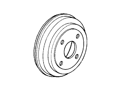 1991 Honda Civic Brake Drum - 42610-SB2-010