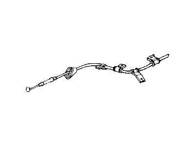 Honda 47560-SB3-053 Wire A, Driver Side Parking Brake