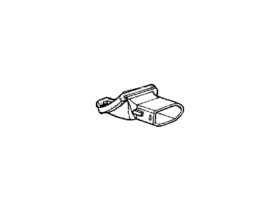 Honda 64482-SB4-670 Duct A, Instrument Joint