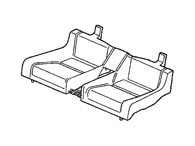 Honda 82132-S30-A02 Pad & Frame, Rear Seat Cushion