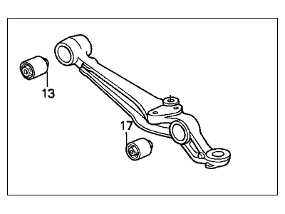 Honda 51365-S30-000 Arm, Left Front (Lower)