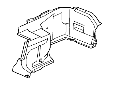 Honda 84601-S30-000ZA Garnish, R. Trunk Side *NH85L* (GRAY ELEVEN)