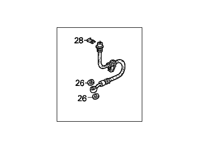 1998 Honda Prelude Hydraulic Hose - 01466-S30-000