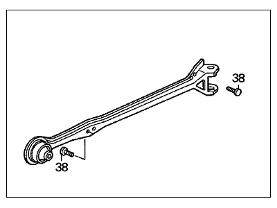 1999 Honda Prelude Radius Arm - 52372-S30-A00