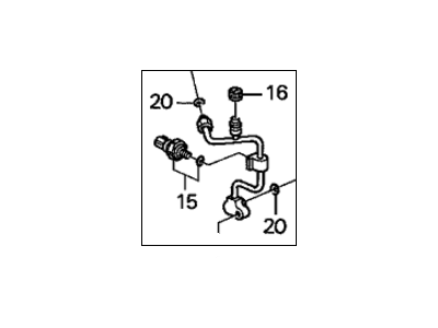 1998 Honda Prelude A/C Hose - 80331-S30-003