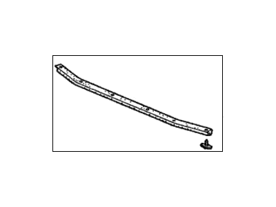 Genuine Honda Integra Hood Seal Rubber – 74142-ST7-000 – OEM, Black, Made In Japan
