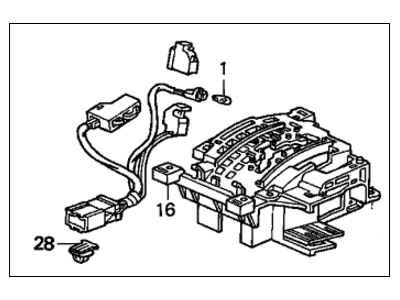 Honda 54200-S30-A82 Bracket, Detent