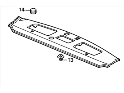 Honda 84500-S30-A30ZA Tray Assy., RR. *NH167L* (GRAPHITE BLACK)